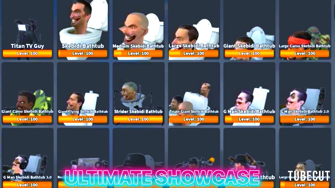 ULTIMATE SHOWCASE of all max characters in bathtub universe part 2