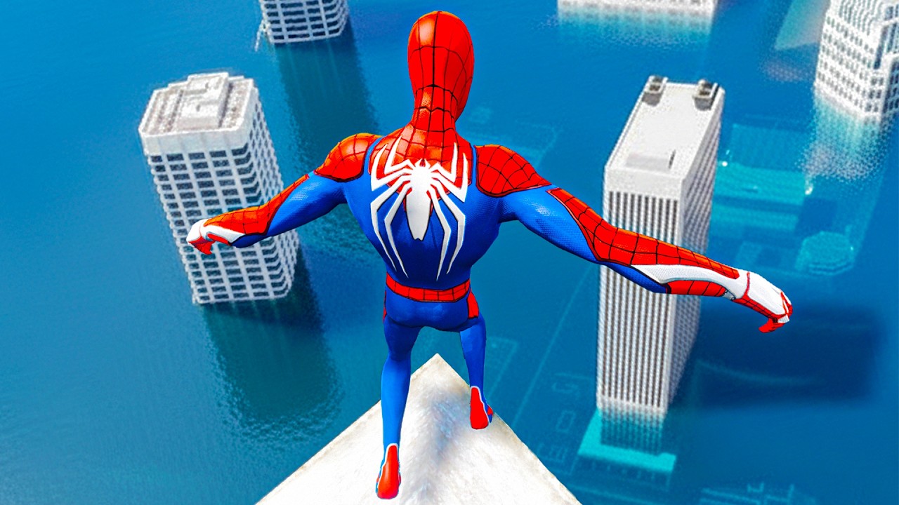 GTA 5 Ragdolls SPIDERMAN Jumps/Fails (Euphoria Physics) Ep.54