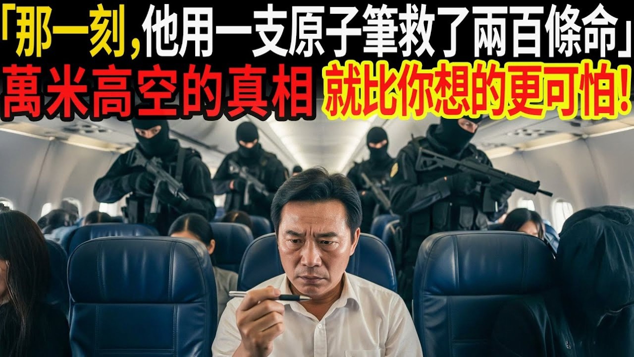 「那一刻，他用一支原子筆救了兩百條命」萬米高空的真相比你想的更可怕！#感人故事 #老年故事 #口述故事 #人生故事