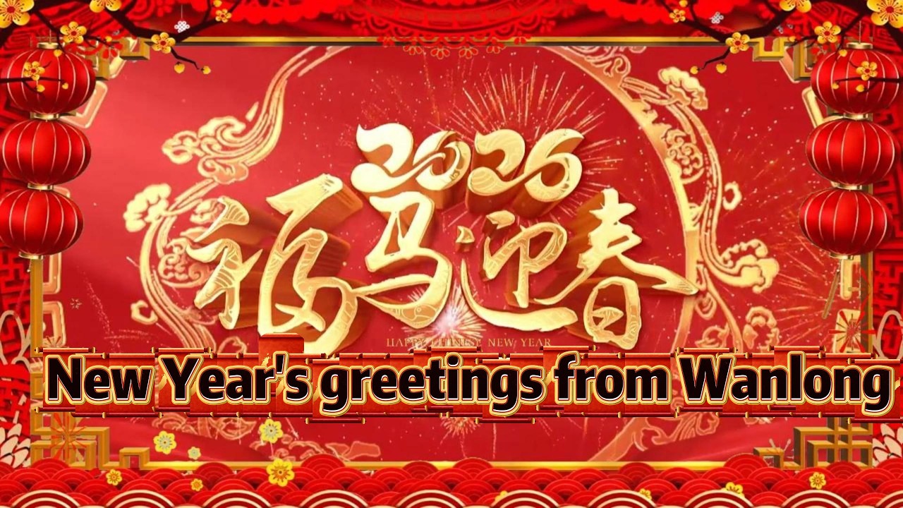 Happy Chinese New Year! 🎉🎉New Year's greetings from Wanlong