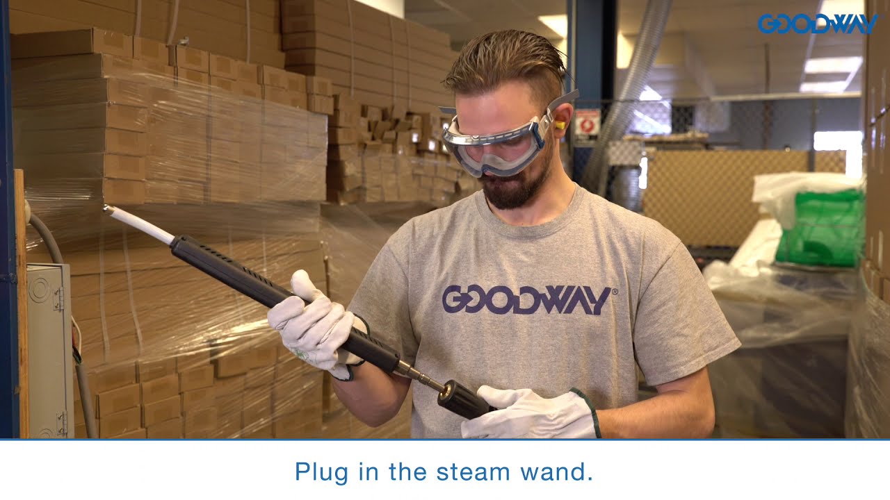 Goodway® | Quick Start Guide for GVC-18000 Heavy Duty Dry Steam Machine