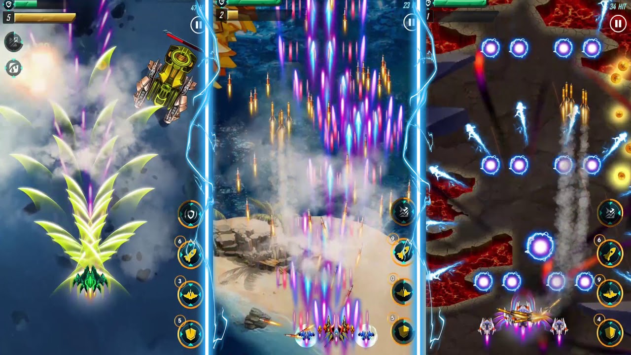 Trailer game Galaxy Shooter: Building Skill