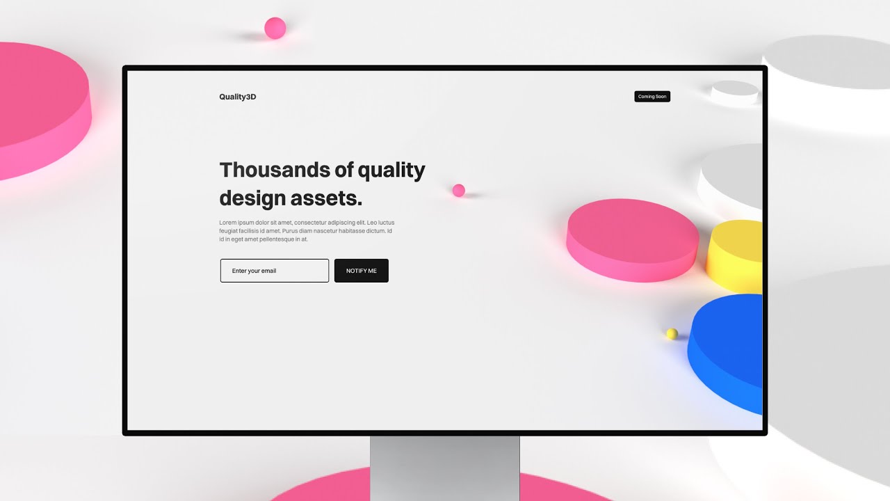 ADOBE XD 3D WEBSITE TUTORIAL - Adobe XD & Adobe Dimension