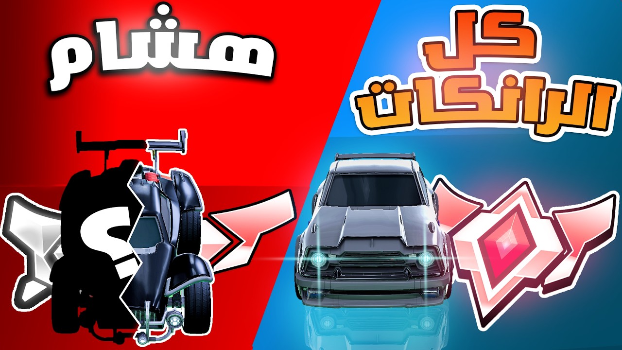 هشام ومحترف ضد 25 لاعب من كل الرانكات لكن لازم هدف فريستايل | روكيت ليق