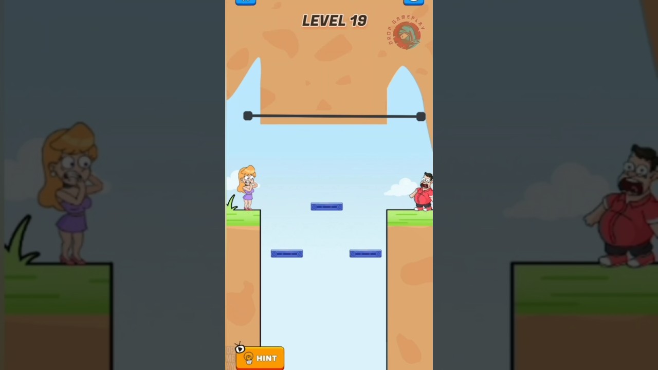 slice the bridge level 19 #youtubeshorts  #gaming #puzzle @DropGameplay228 @gaming