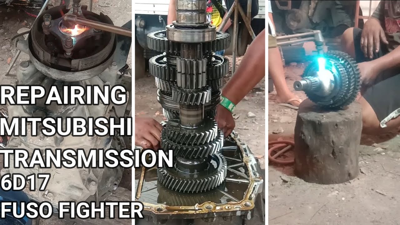 How to repair Mitsubishi Transmission 6D17 Fuso Fighter