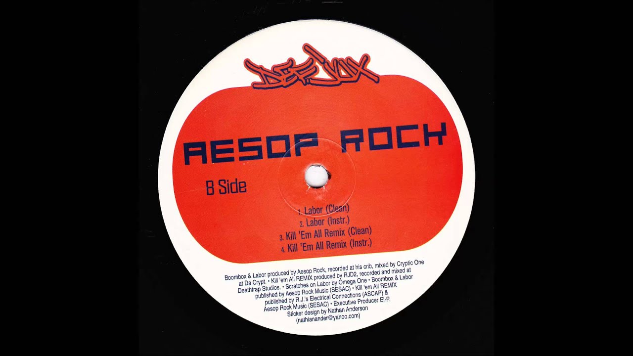 Aesop Rock - Labour (Instrumental)