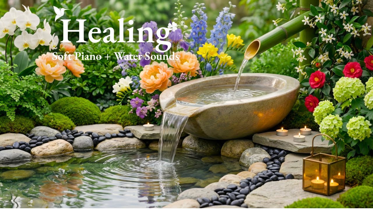 Relaxing Piano with Water Sounds 🌿 Emotional Reset for Stress & Mental Fatigue