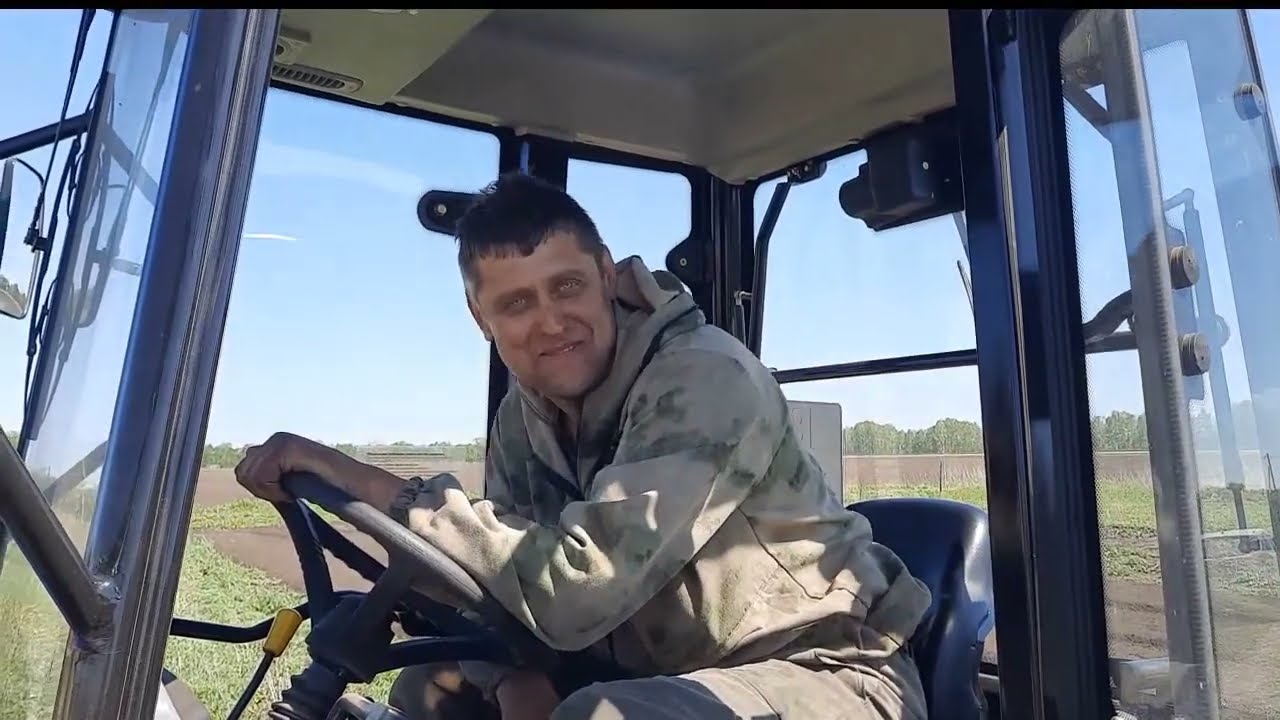 Вспашка огородов трактор LOVOL TE354 с фрезой 1,6 метра