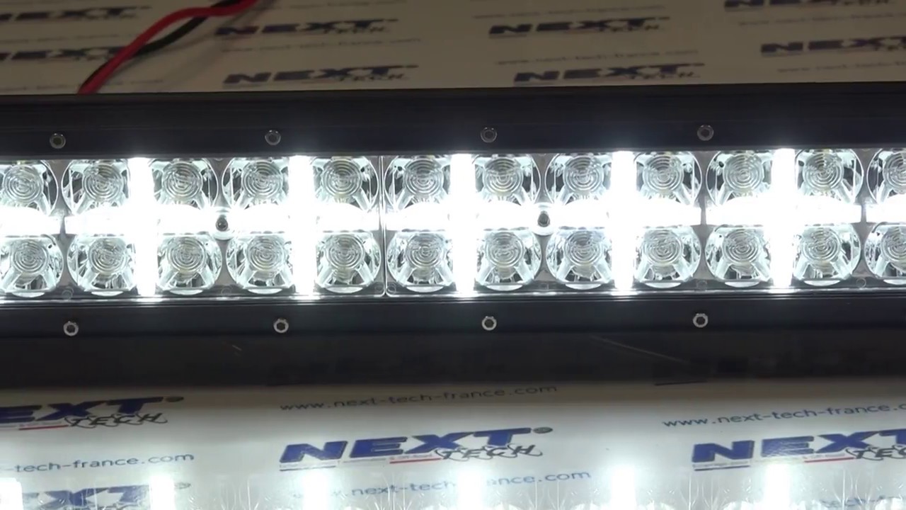 BARRE LED faisceau 7D longue port&eacute;e gamme NTS&trade; - NEXT TECH FRANCE