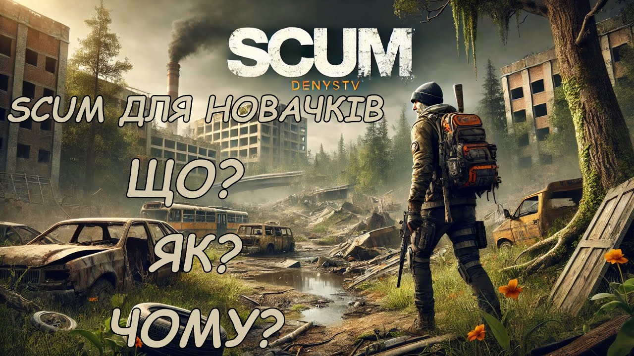 SCUM для Новачків. Даю відповіді на запитання. #scumgame #scumsurvival #scumua #scumукраїнською