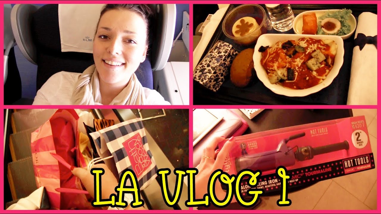 Vlog LA Christina ❤ Deel 1 ❤ Business class vliegen, shoppen