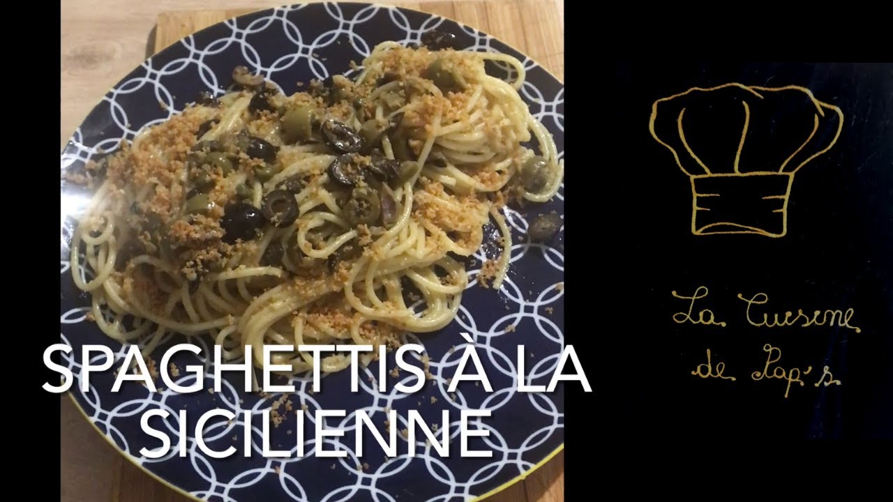 recette facile des spaghettis a la sicilienne