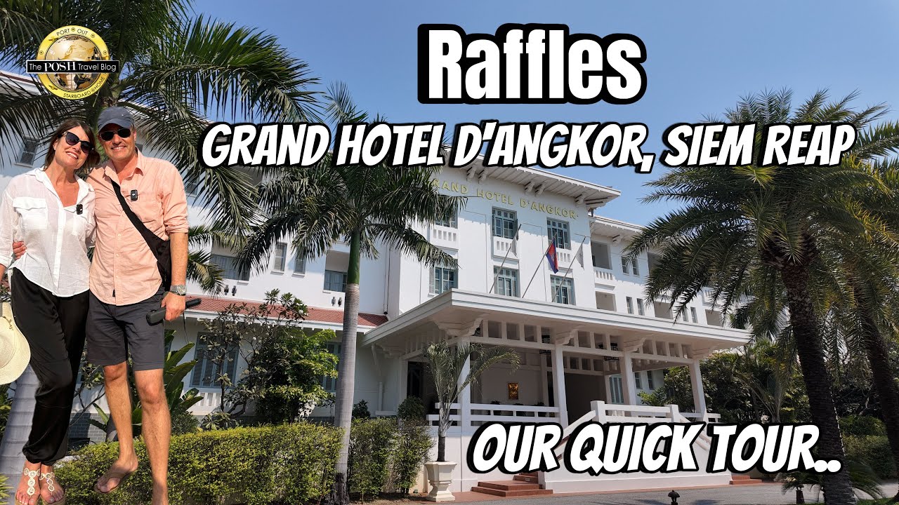 Raffles Grand Hotel D'Angkor - A quick look at this incredible hotel in Siem Reap, Cambodia
