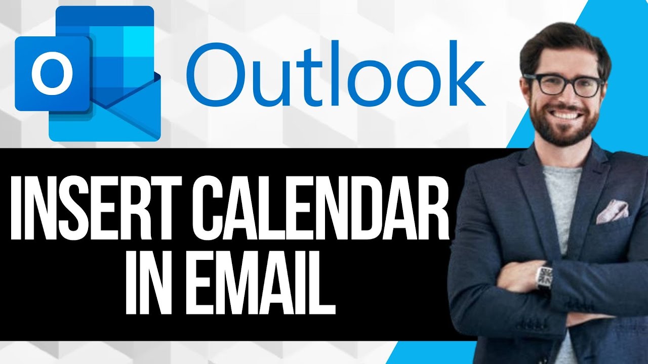 Как вставить календарь Outlook в электронное письмо