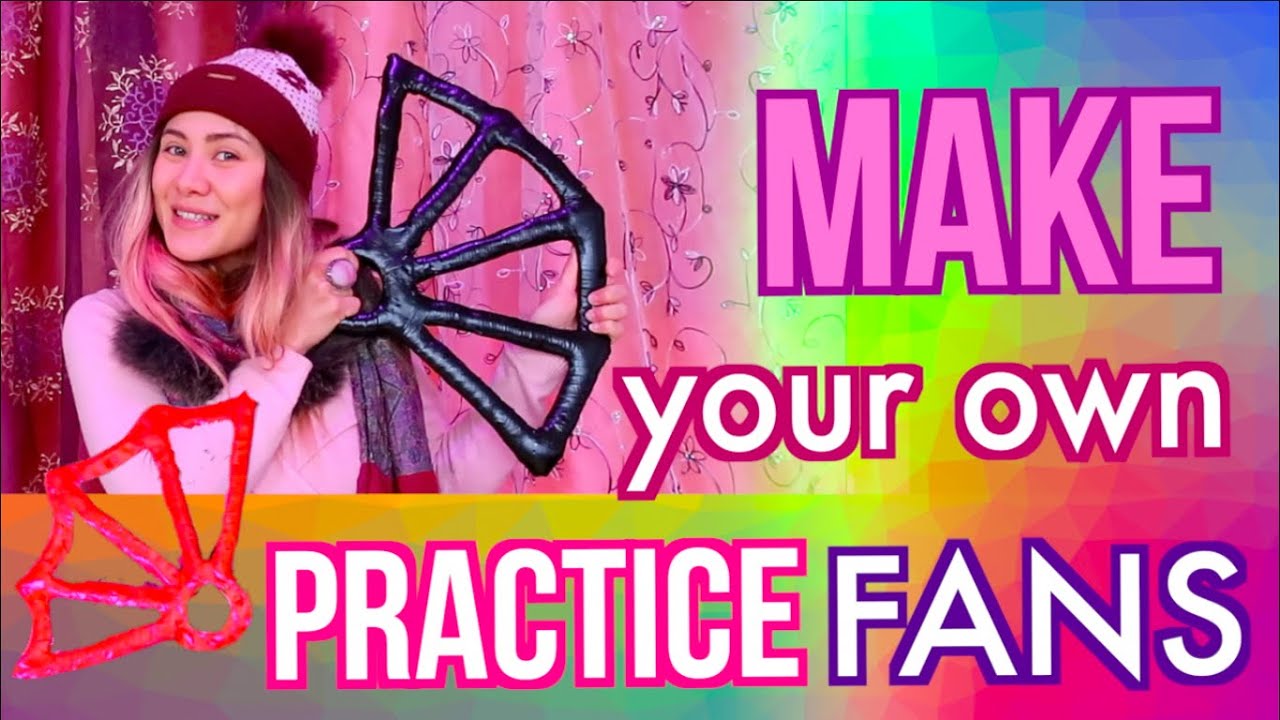 How to Make Practice Fans | DIY Fan Tutorial by Jessy Spin