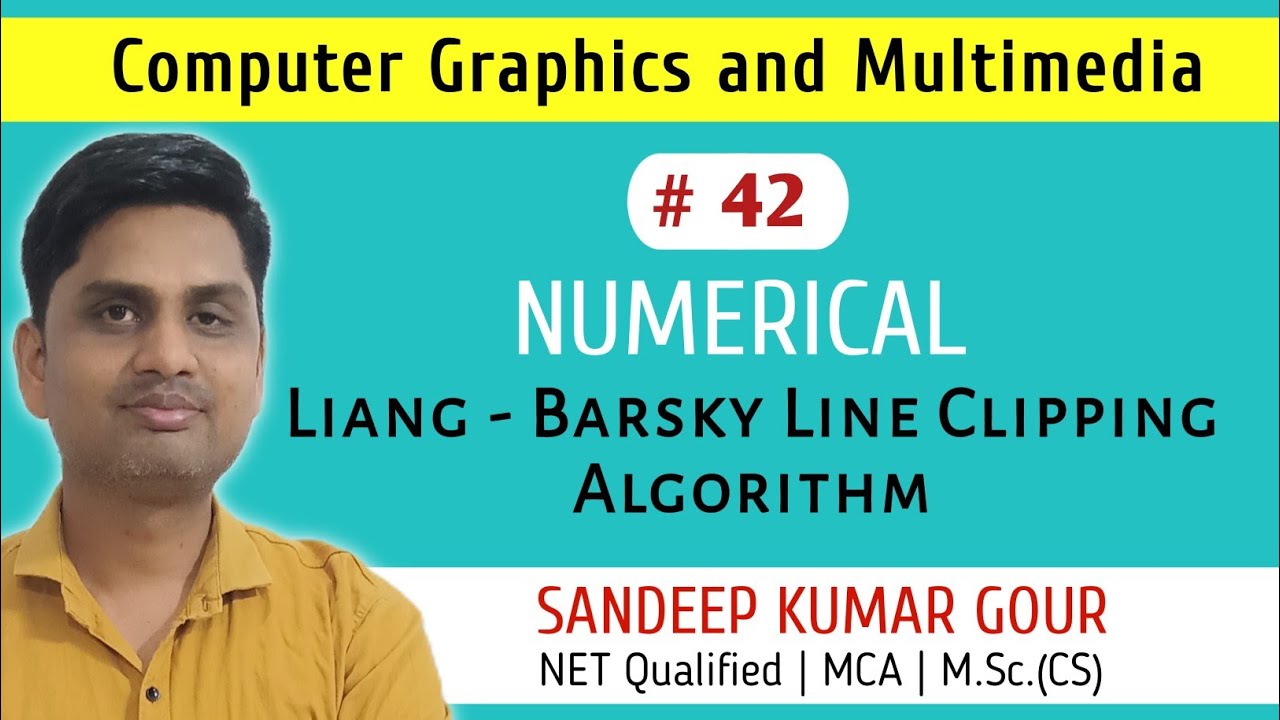 Numerical on Liang Barsky line clipping algorithm | Computer graphics and multimedia