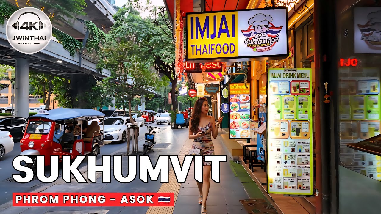 [4K] Sukhumvit Road Bangkok (Phrom Phong and Asok) 🇹🇭 Walking Tour