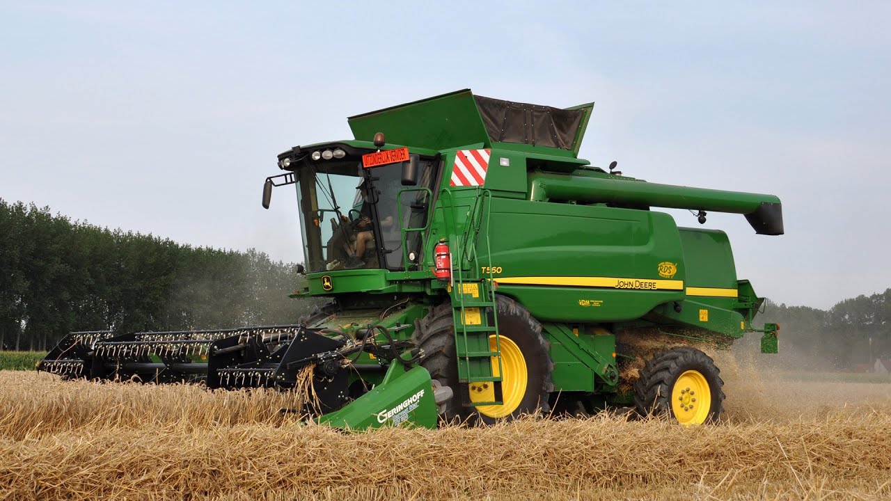 John Deere T560 - Agro-Service RDS - tarwe dorsen