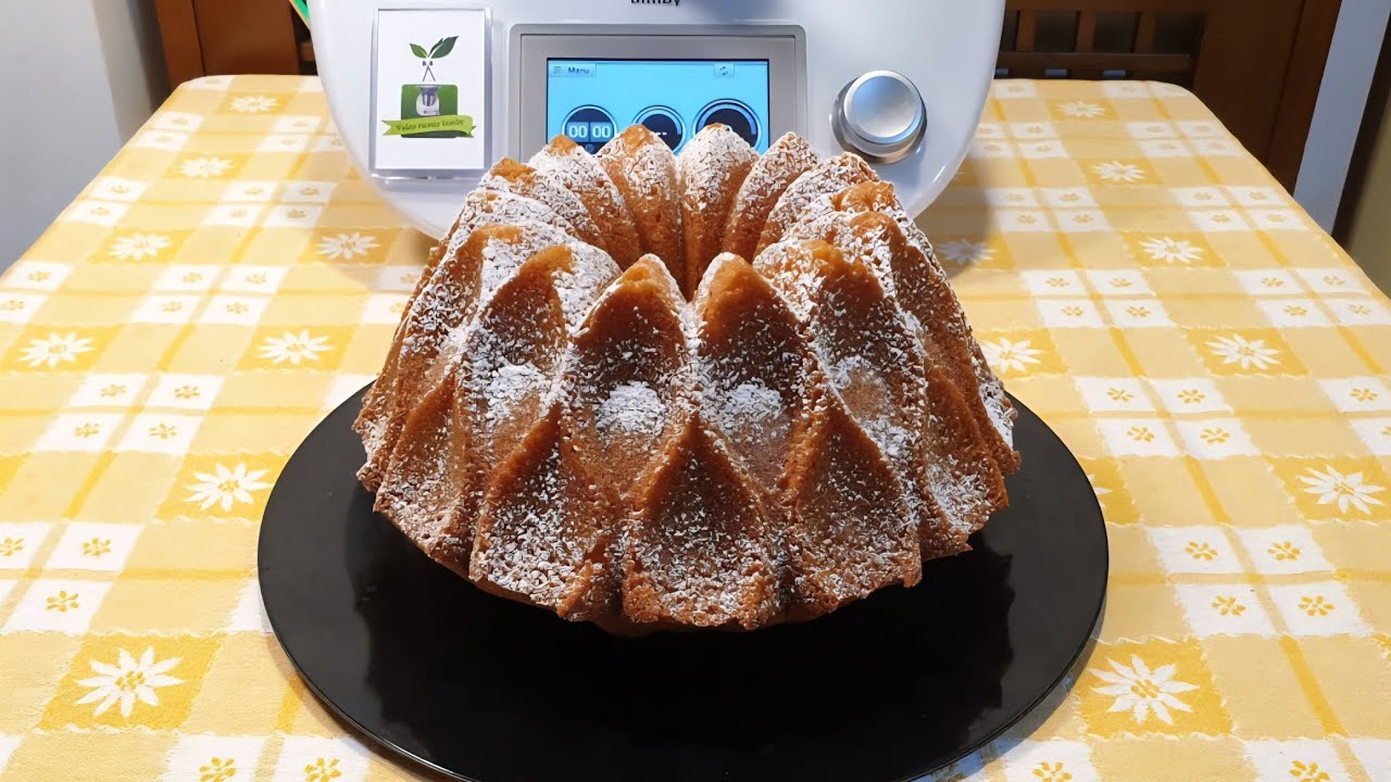 Ciambella zucca e mandorle per bimby TM7 TM6 TM5 TM31