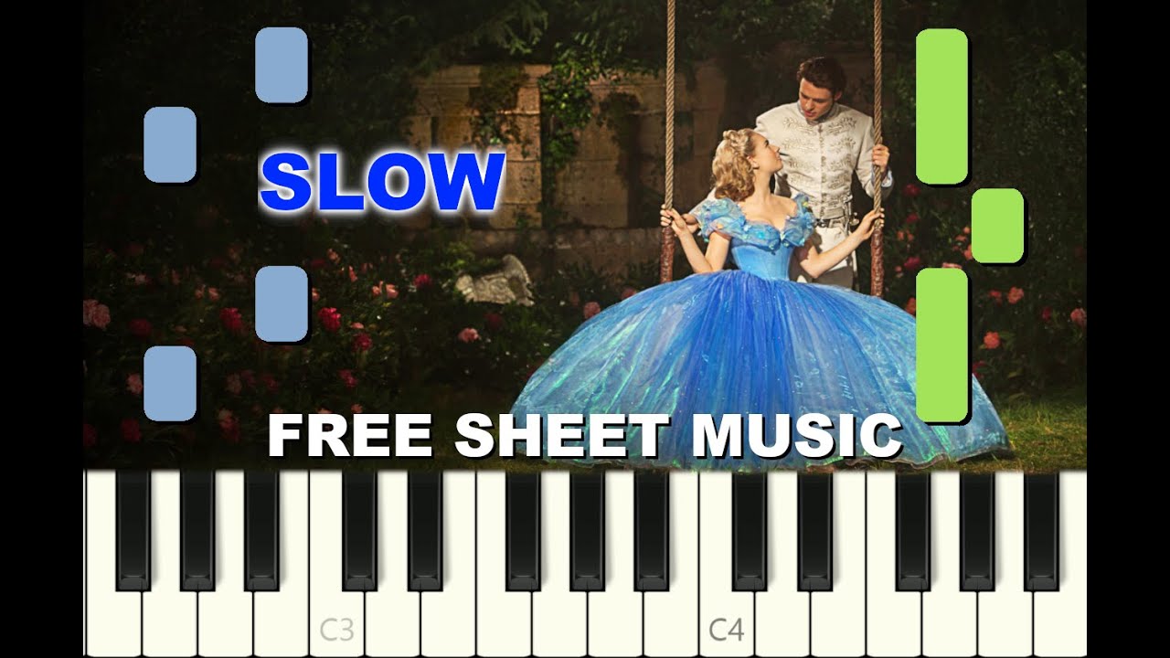 SLOW piano tutorial 