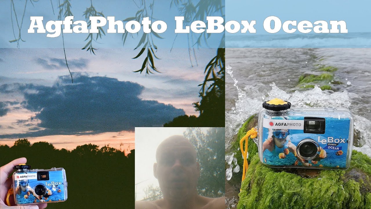 Aparat analogowy AgfaPhoto LeBox Ocean jednorazowy wodoodporny