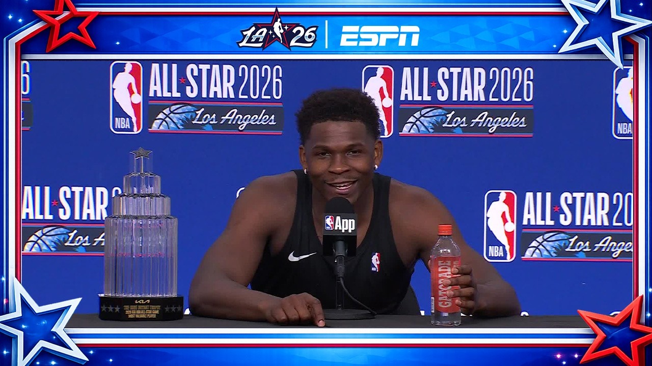 Anthony Edwards on winning the 2026 All-Star Game MVP & his thoughts on the new format | NBA on ESPN