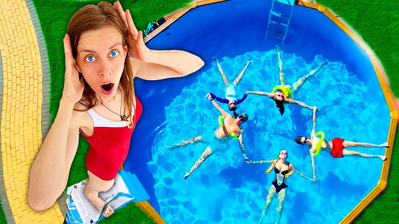 🏊 CEA mai MARE PISCINĂ EXTERIOARĂ la noi în CURTE ⛱️