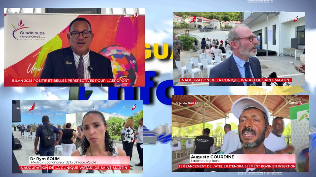 Onews Guadeloupe le jt de Canal 10