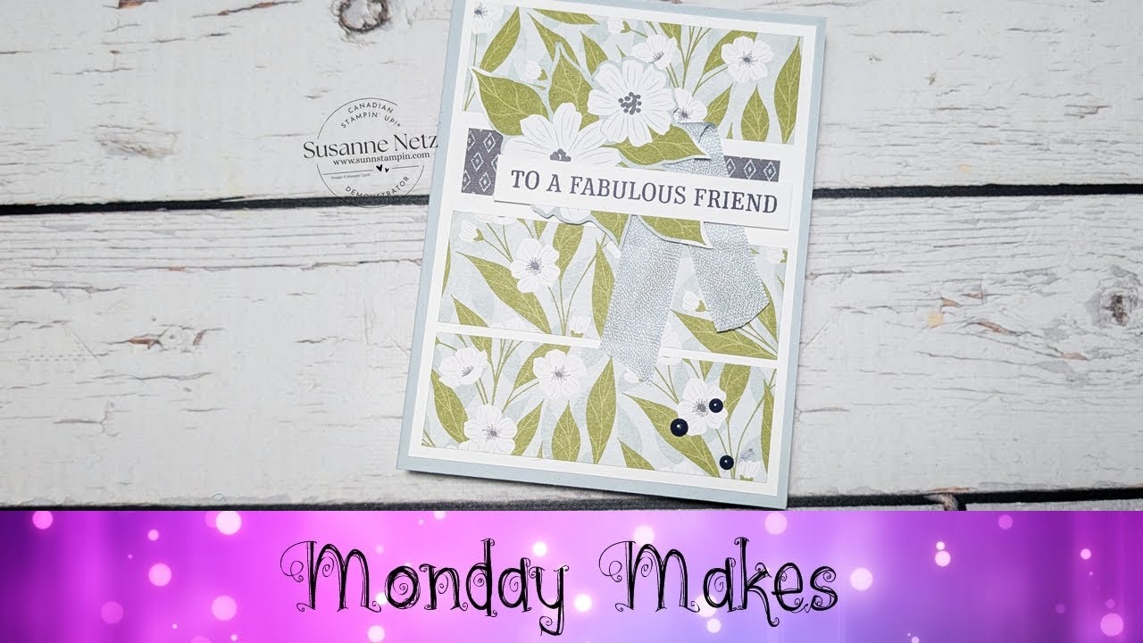 Fabulous Sayings Card featuring Stampin' Up!® Products #stampinup #sunnstampin
