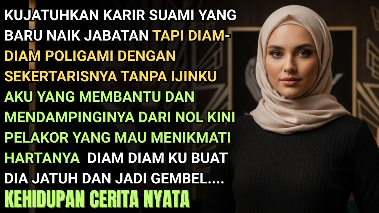 KUJATUHKAN KARIR SUAMI YANG KUBANTU DARI NOL HINGGA SUKSES KINI DIAM-DIAM POLIGAMI DENGAN SEKERTARIS