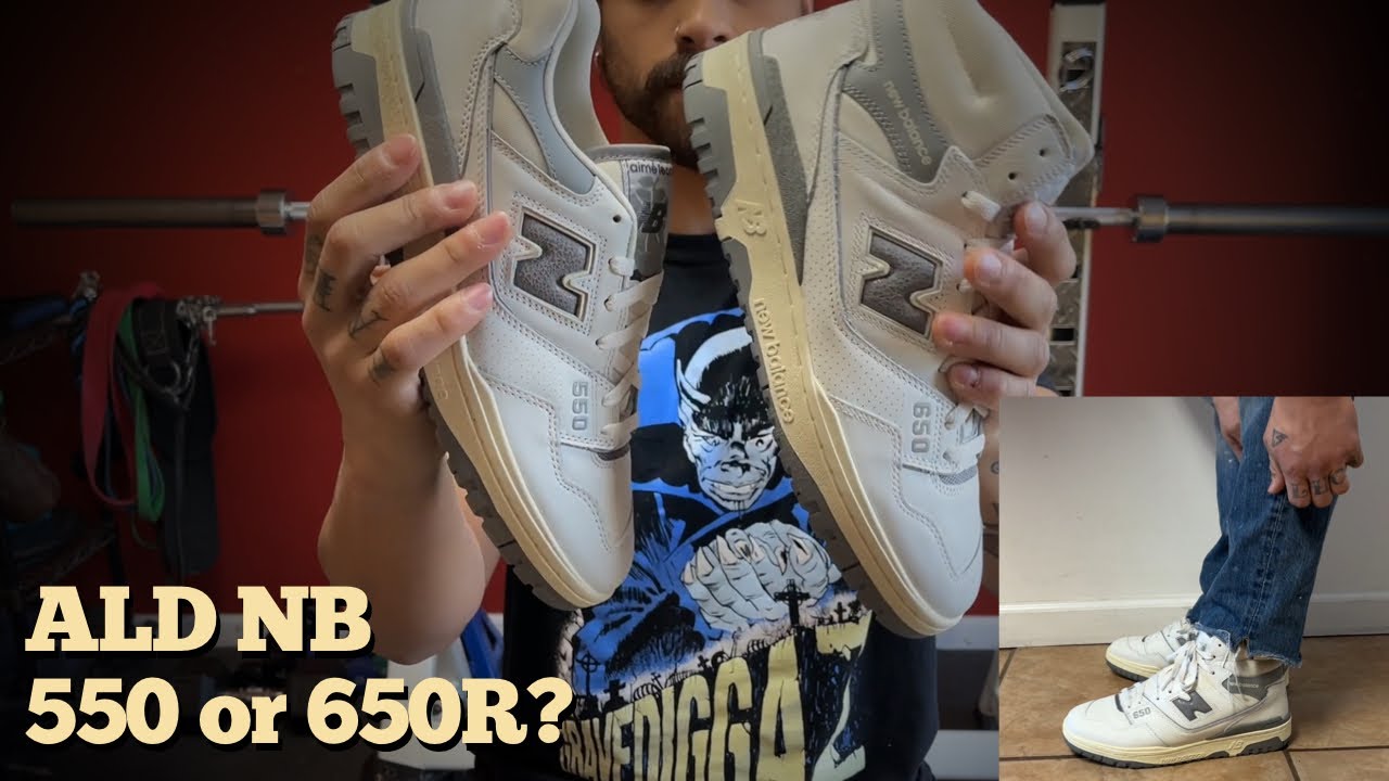 Aimé Leon Dore New Balance 650R Unboxing Review & On Feet + 550 Comparison