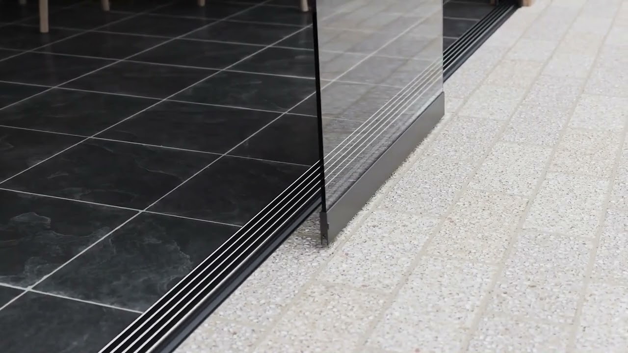 Slimglass montage glazen schuifwanden / Plaatsing van het glas