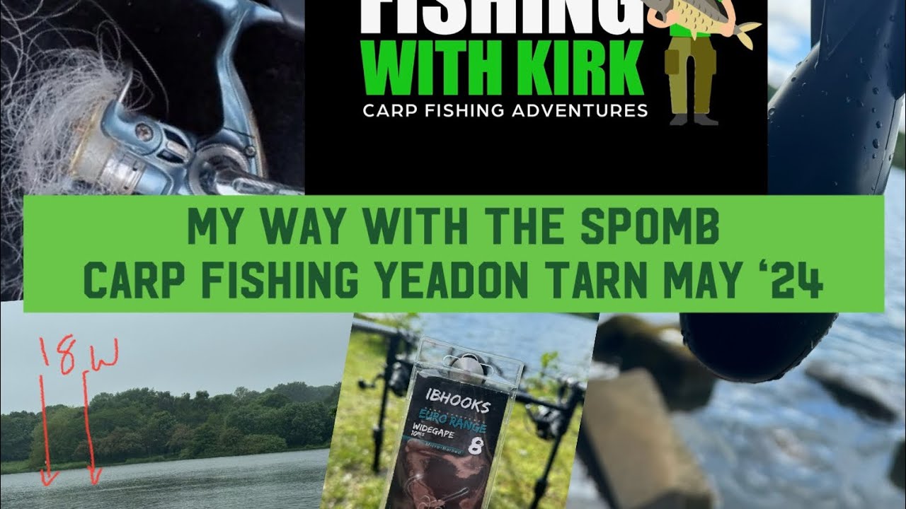 Carp fishing 2024. My way with the spomb. 24 hours at Yorkshire park lake Yeadon Tarn.