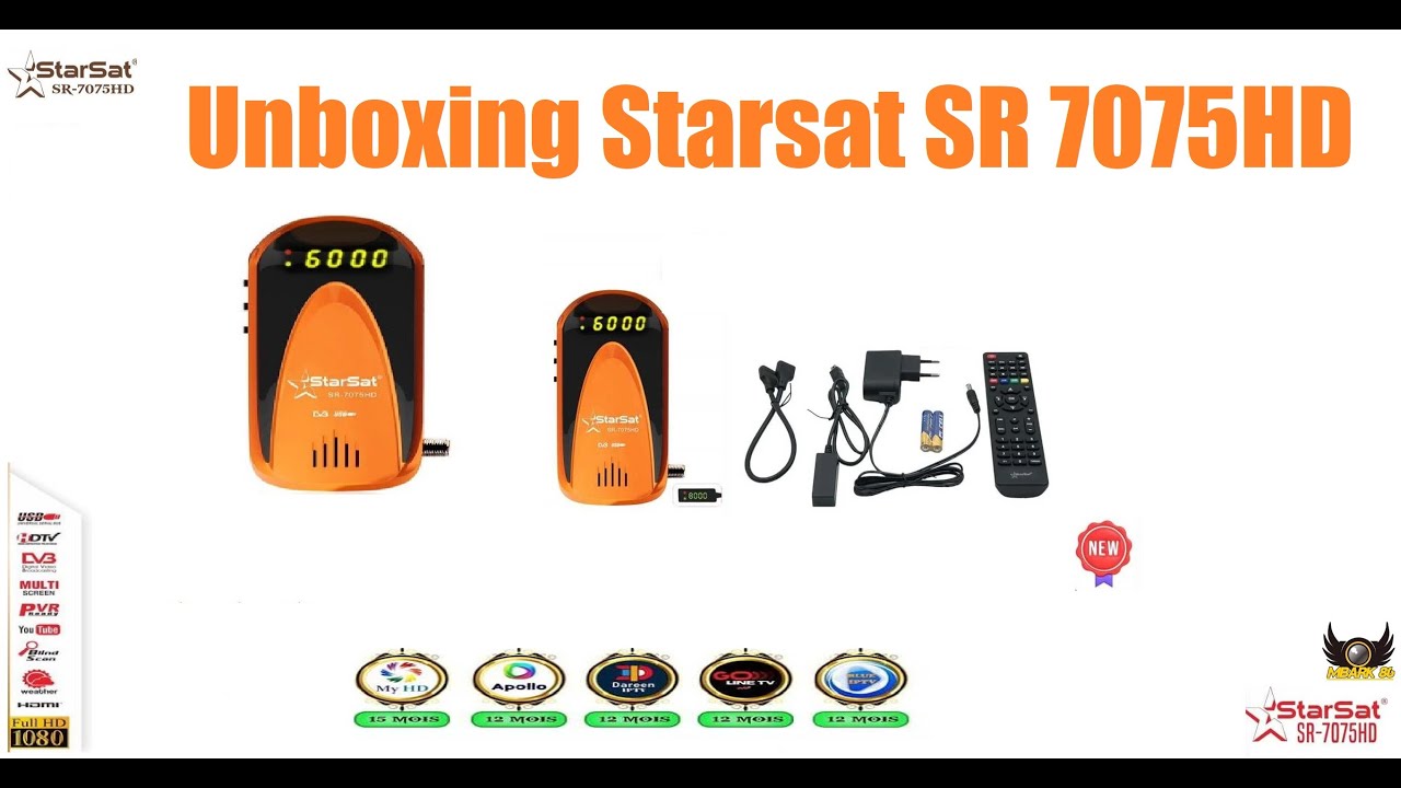 Unboxing Starsat SR 7075HD