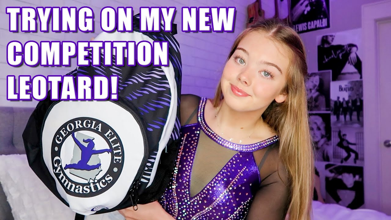 Trying On My New Competition Leotard! | What's in my Competition Gym Bag | Whitney Bjerken