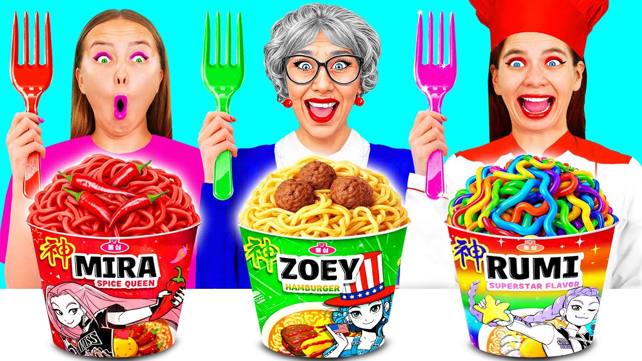 Кулинарный Челлендж: Я против Бабушки | Творческие Кулинарные Идеи от Crazy DO