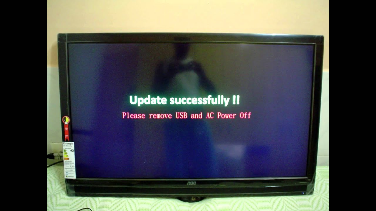 Unboxing TV AOC LC42D1320