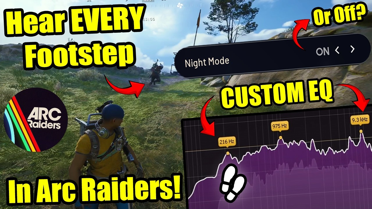Лучшие настройки звука в ARC Raiders &ndash; Слышите КАЖДЫЙ шаг! (Пользовательский эквалайзер + игровые...
