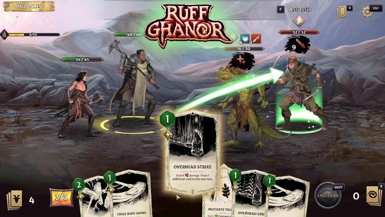 Ruff Ghanor - Gameplay [Card Battler/Deckbuilder/Adventure/Turn-Based Strategy/Roguelite/Fantasy]