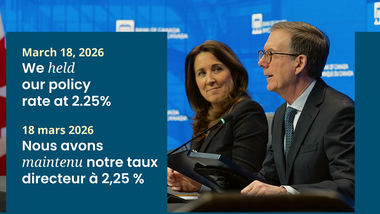 Interest rate announcement / Annonce du taux directeur