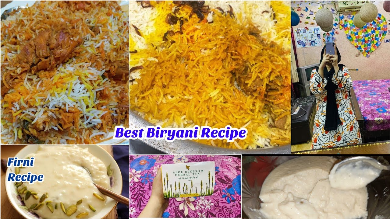 Aj family bht Khush hai to ap k sath bhi share kra🥰Ye Meri Best Biryani recipe ha❤️+ Firni Recipe