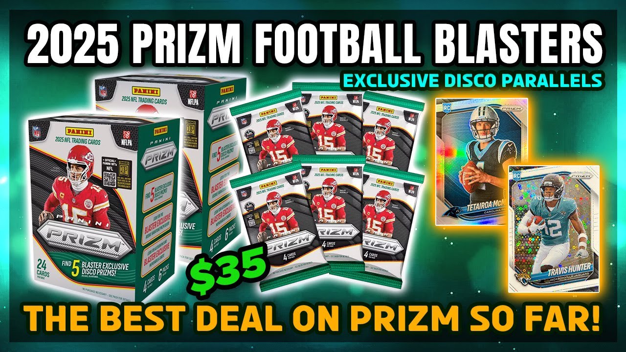ДИСКОТЕКИ — ЭТО ПРАВДА! Открытие 4-х коробок Prizm Football Retail Blaster Box 2025 года.