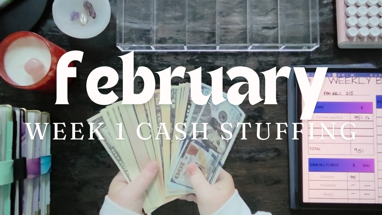 February Week 1 Cash Stuffing | Cash Envelope System