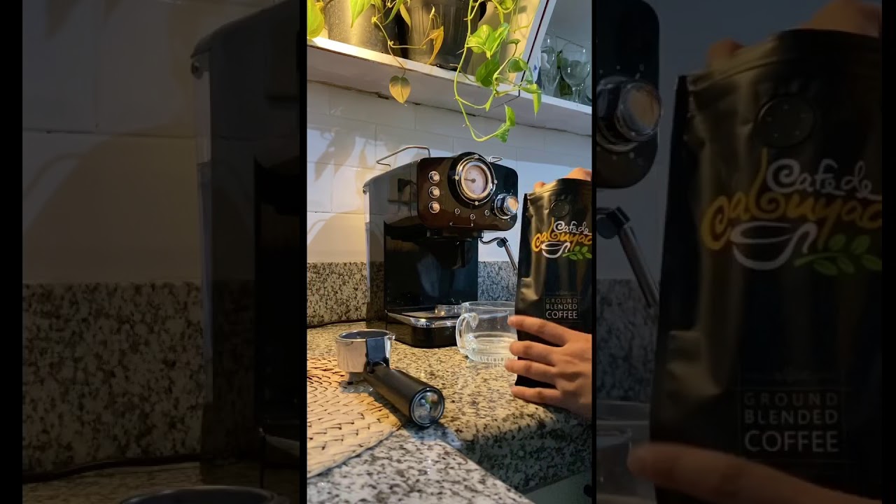 Making My Own Coffee Using Anko Espresso Machine from HMR!