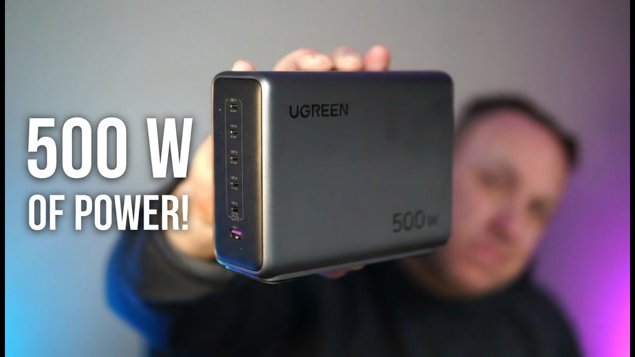 Зарядная станция UGREEN Nexode 500W — такое мощное зарядное устройство необходимо каждому дому и ...