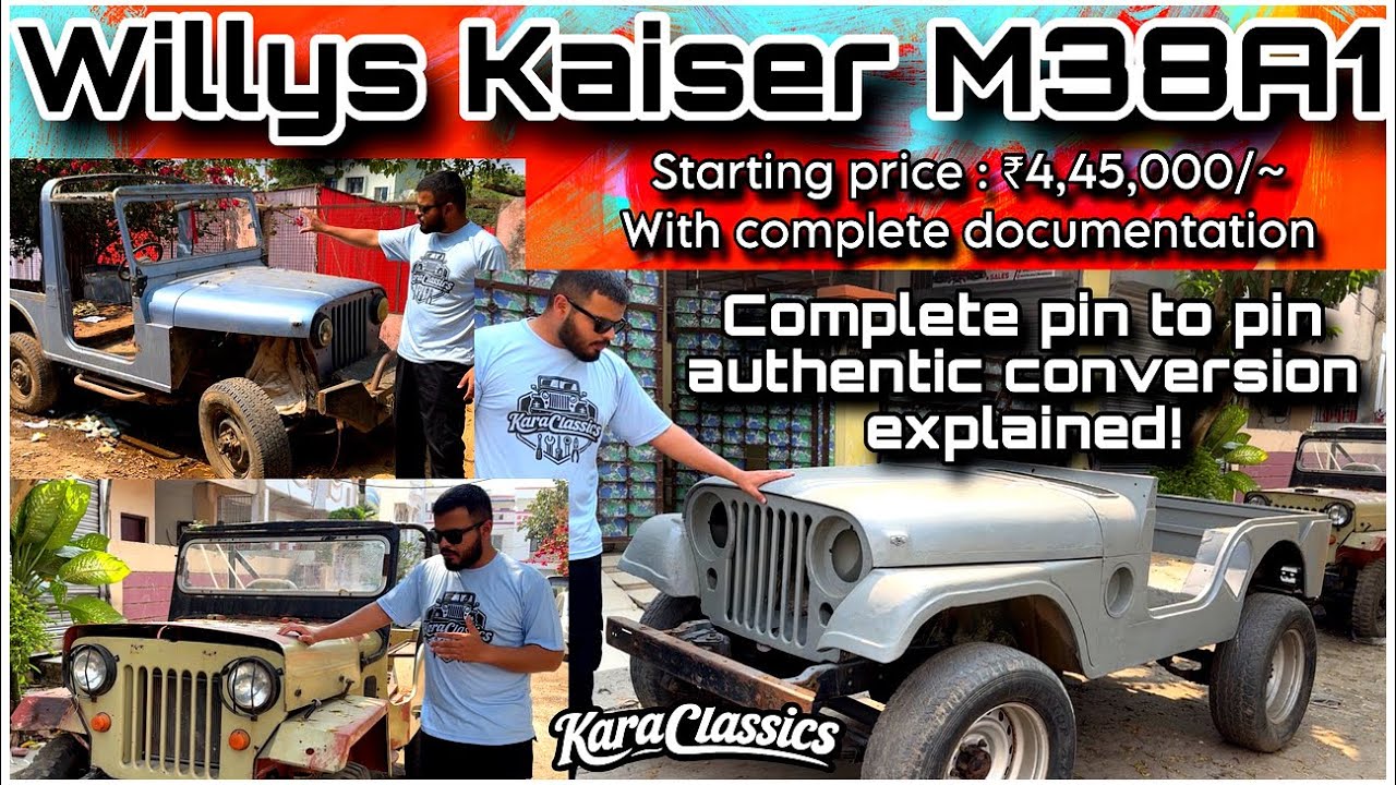 Willys Kaiser M38A1 Jeep Restoration Procedure Explained |Willys Jeep|Major|Thar| MM540 |Willys Jeep