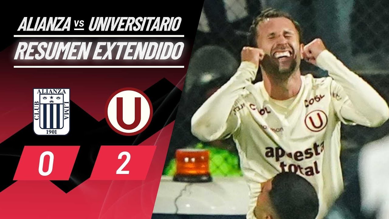 Alianza Lima 0-2 Universitario: resumen EXTENDIDO del clásico | Final 2023