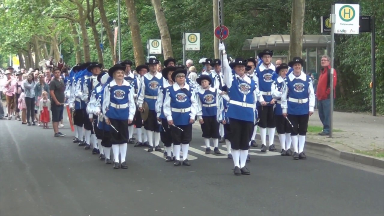 Spielmanns- und Fanfarenzug TV Obernau - Volksfestzug Aschaffenburg 2017