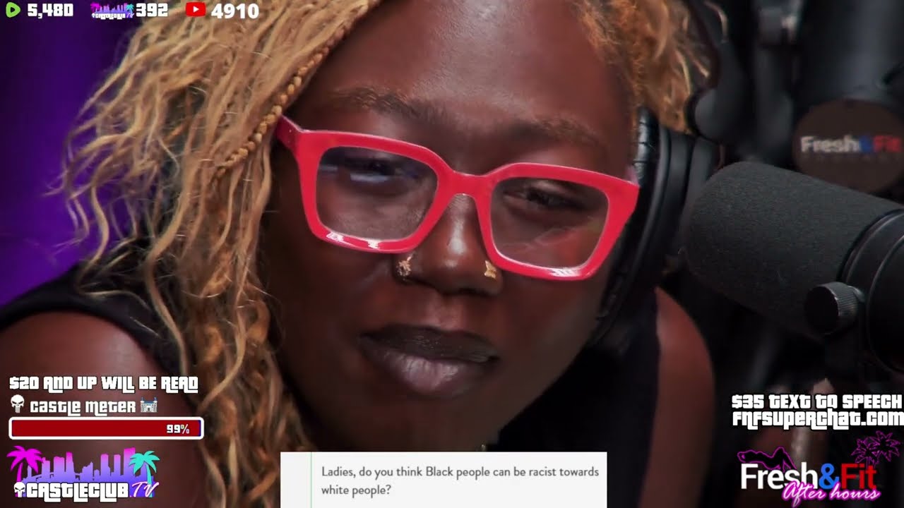 Disrespectful Black Woman Start a Fight on FRESH & FIT PODCAST and Get Kicked off - Frank Castle